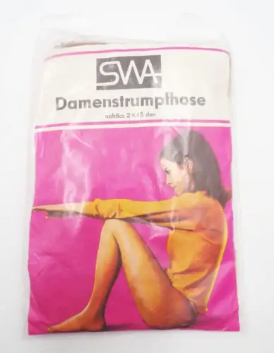 SWA Damenstrumpfhose DDR M94 nahtlos Fein Strumpfhose NOS OVP