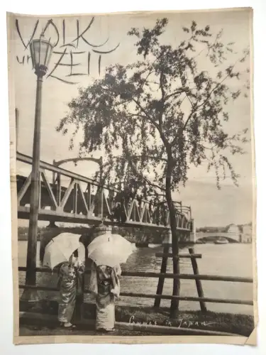 Volk und Zeit 4.9.1932 Sommer in Japan alte Zeitung