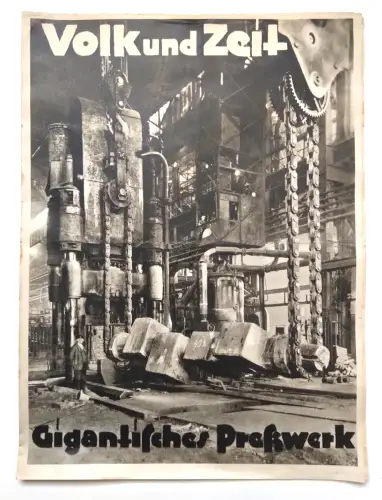 Volk und Zeit Zeitung 8.5.1932 Gigantisches Preßwerk