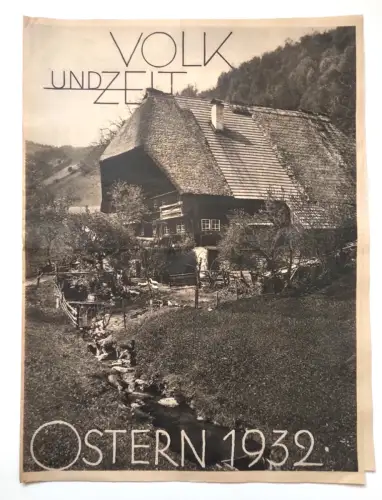 Volk und Zeit Ostern 1932 alte Zeitung An Werra und Weser