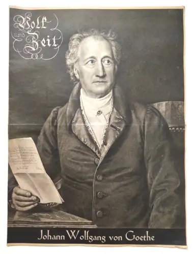 Alte Zeitung 20.3.1932 Johann Wolfgang von Goethe Volk und Zeit