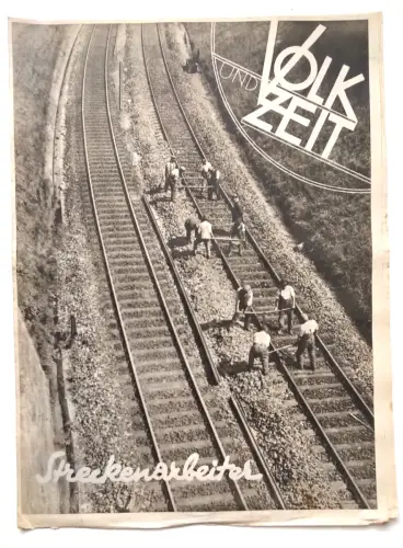 Volk und Zeit alte Zeitung Streckenarbeiter 19.6.1932 Der Ammersee