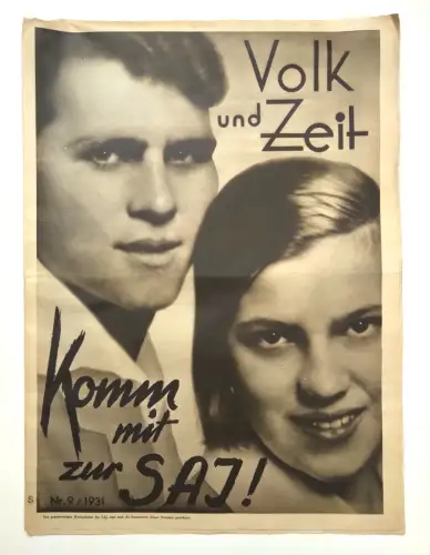 Volk und Zeit 1931 Nr. ß Komm mit zur SAJ! Der Frankenwald in Not