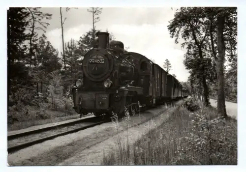 Foto Ak Dampflok 99 4632 Eisenbahn 1984 Gruß von der Insel Rügen