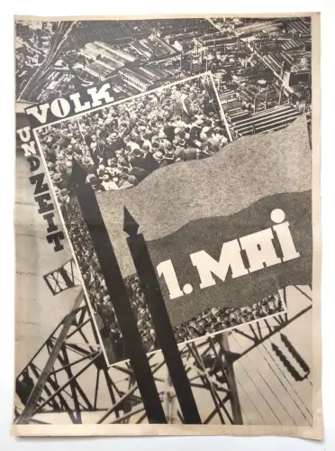 Volk und Zeit 1. Mai alte Zeitung 1.5.1932