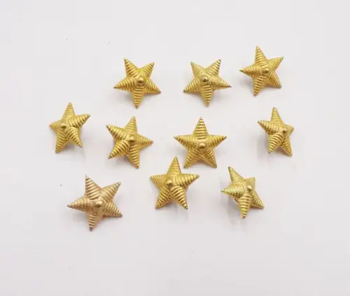 Alte Sterne Rangabzeichen Emblem Sowjetunion UdSSR Vintage Russia 10 Stück