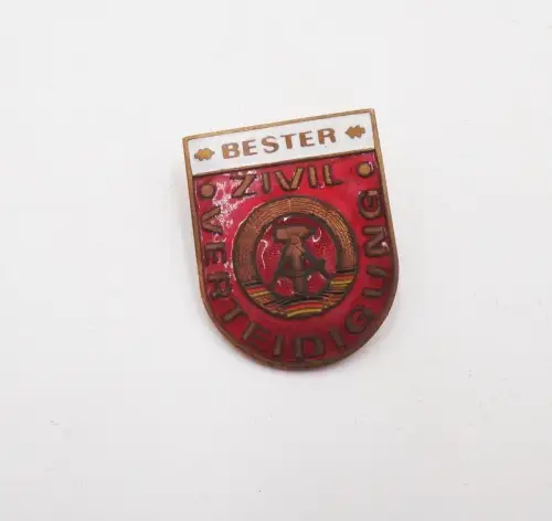 Emailliertes Abzeichen Bester Zivil Verteidigung