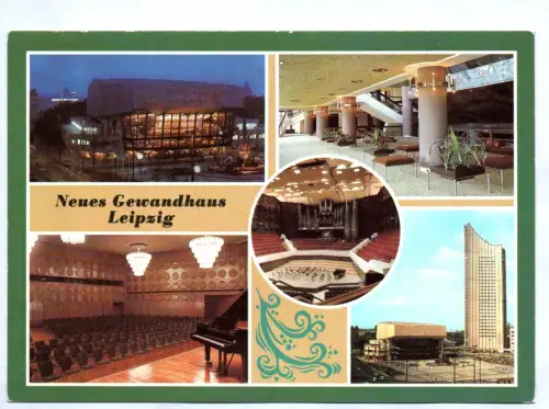 Ak Leipzig Neues Gewandhaus 1984 DDR