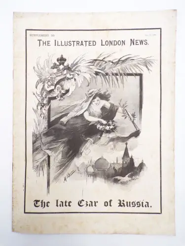 The Illustrated London News The late Czar of Russia 1894 Zar Russland