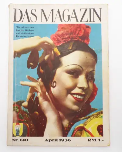 Das Magazin Nr 140 April 1936 Lilian Harvay Carol Lombard