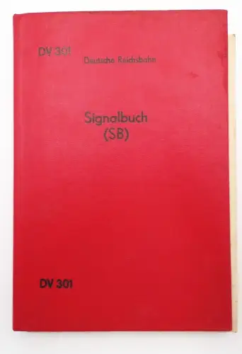 DR Signalbuch SB 1971 DDR DV301