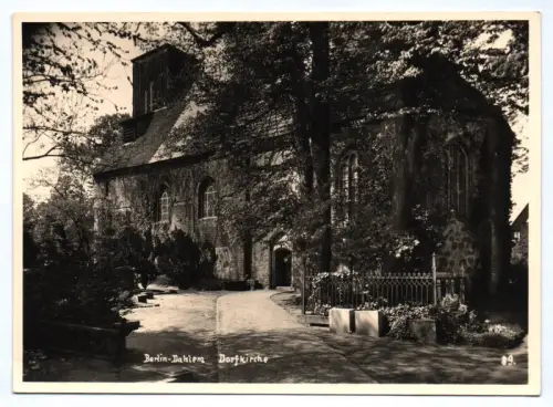 Ak Berlin Dahlem Dorfkirche um 1950