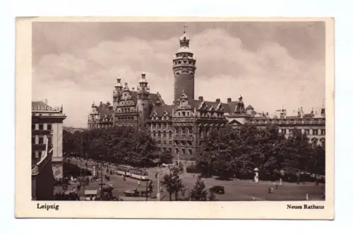 Ak Leipzig Neues Rathaus alte Postkarte