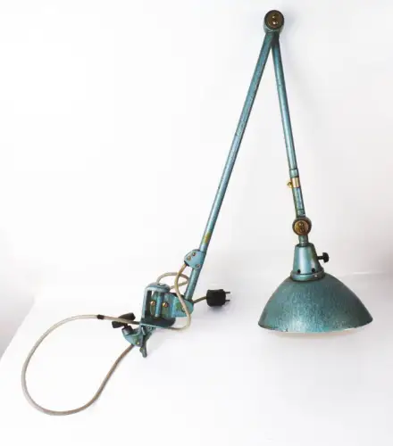 Alte Midgard Schreibtischlampe Werkstattlampe Bauhaus Curt Fischer 