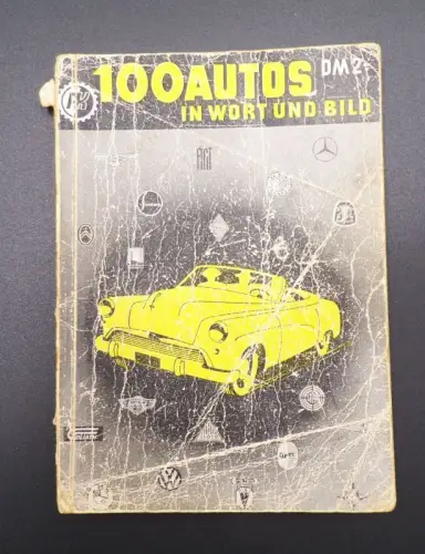 100 Autos in Wort und Bild 1952 