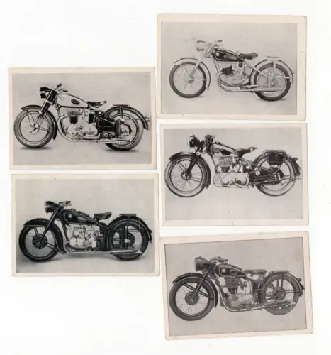 Alte Wistü Sammelbilder Das Kraftfahrzeug 5 Stück