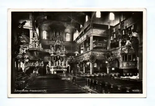 Ak Schweidnitz Friedenskirche 1939 Schlesien