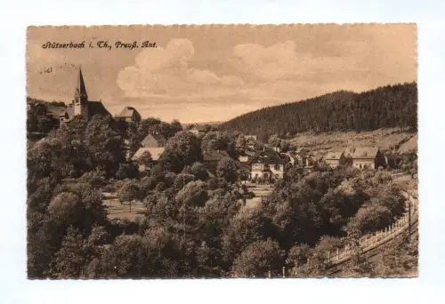 Ak Stützerbach in Thüringen 1929 Preußischer Anteil