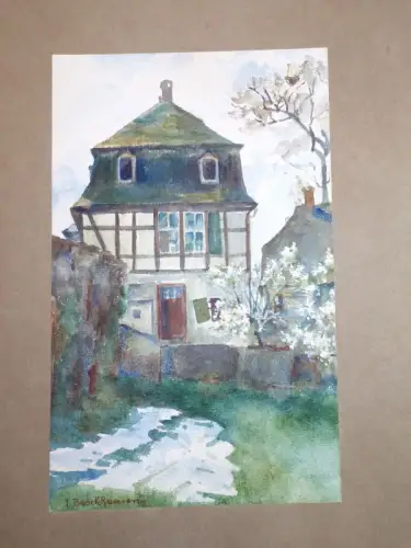Aquarell Berlin Irene Brockhausen 1911 