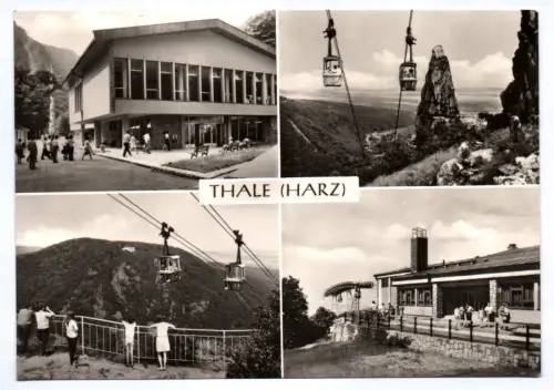 Ak Thale Harz Personenschwebebahn 1973