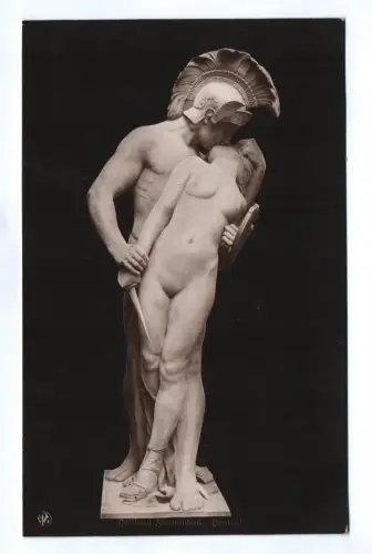 Ak Gotthard Sonnenfeld Besiegt Skulptur