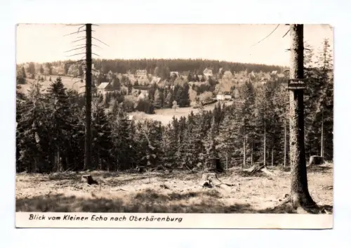 Ak Blick vom kleinen Echo nach Überbärenburg 1966