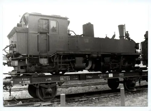 Verladung Dampflok RAW Görlitz Foto Eisenbahn