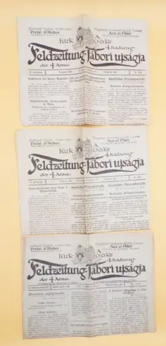 Kuk Feldzeitung Jabori ujsagia Feldpost 340 1917 1 Weltkrieg 