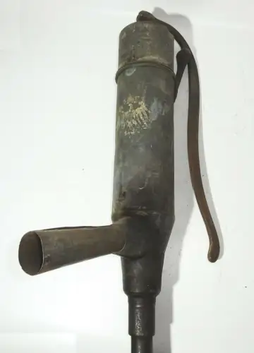 Uralte Kaiserreich Ölpumpe Garage Tankstelle Preußenadler Handpumpe 1900/10 !