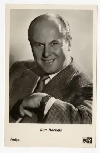 Ak Kurt Henkels Schauspieler Defa Amiga DDR 1955