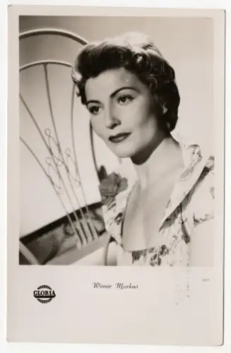 Ak Winnie Markus Schauspielerin Gloria Film Komm zurück 