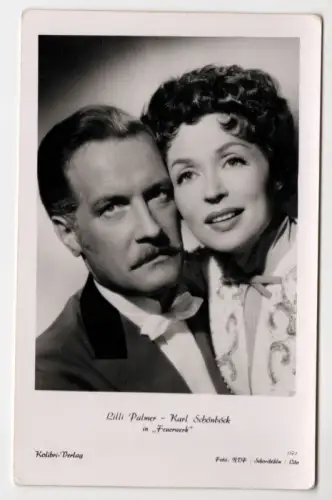 Ak Lilli Palmer und Karl Schönböck in Feuerwerk Kolibri Verlag 