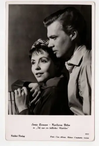 Ak Schauspieler Sonja Ziemann Karlheinz Böhm Kolibri Verlag