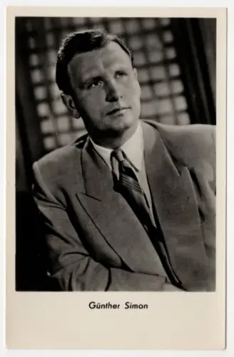 Ak Schauspieler Günter Simon DDR 1955 