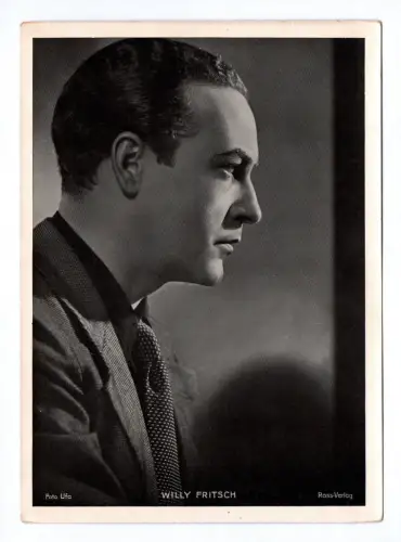 Trading Card Willy Fritsch Schauspieler Ross Verlag Fotodruck Autogrammkarte