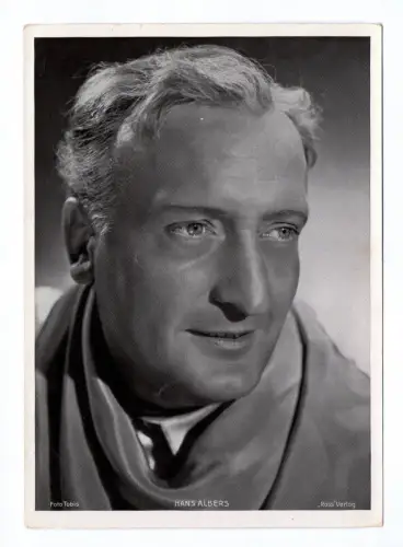 Fotodruck Hans Albers Schauspieler Trading Card Ross Verlag Autogrammkarte