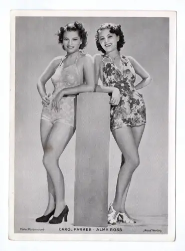 Fotodruck Carol Parker Alma Ross Trading Card