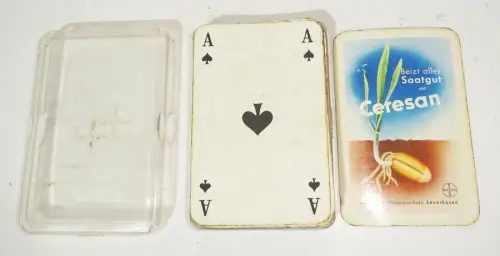 Altes Kartenspiel Bayer Ceresan vollständig Reklame Werbung Sammler