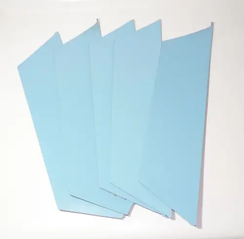 Sprelacart 5 Blatt DDR für Restaurierung Upcycling blau Vintage Deko