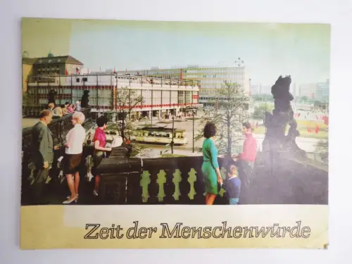 Zeit der Menschenwürde Fest Broschüre Bezirk Dresden 1969 