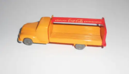 Wiking Modellauto Coca Cola Truck Laster ohne Ladung unverglast 
