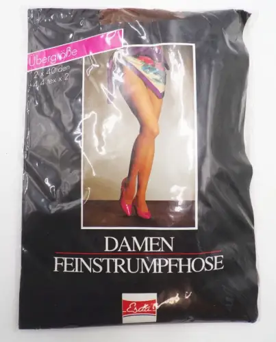 Esda Damen Strumpfhose Übergröße Feinstrumpfhose ehemalig DDR  