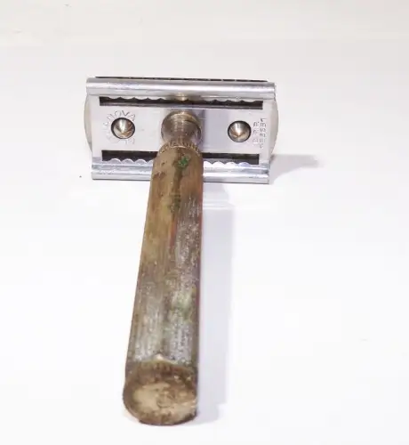 Glatjanova Rasierer Rasierapparat razor um 1930 OVP Rasierhobel