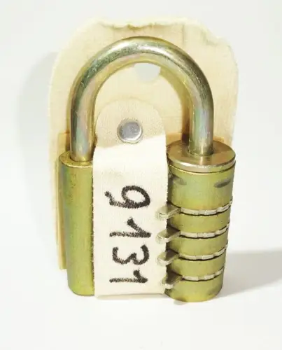 Vorhängeschloss mit Zahlenkombination DDR VEB Luckenwalde Zahlenschloss Schloss