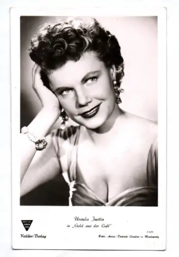 Ak Ursula Justin Schauspielerin Kolibri Verlag Geld aus der Luft 