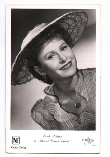 Ak Sonja Sutter Carlton Film Schauspielerin Kolibri