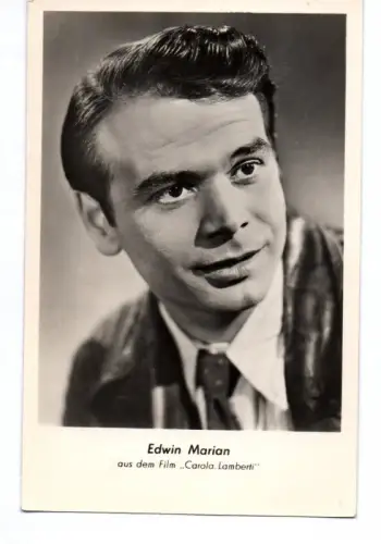 Ak Edwin Marian Film Carola Lamberti 1955 DDR