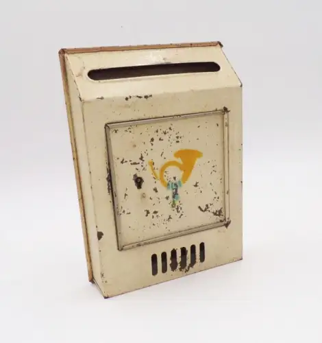 Alter Briefkasten aus Blech Vintage Requisit Deko