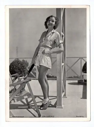 Fotodruck Ida Lupino Trading Card Ross Verlag Schauspieler