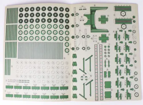 Kranich Modellbogen Raketenpanzer 1963 DDR